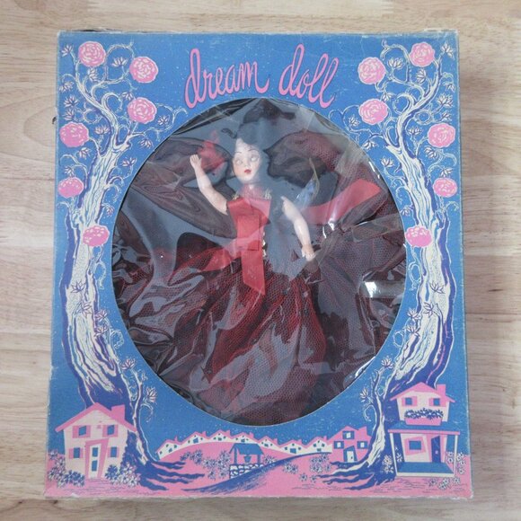 Dream Doll 8" Senorita Original Window Box 1950s - Picture 2 of 9